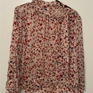 Elegant Floral Women's Blouse